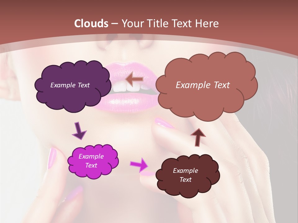 Glance Ring Hand PowerPoint Template