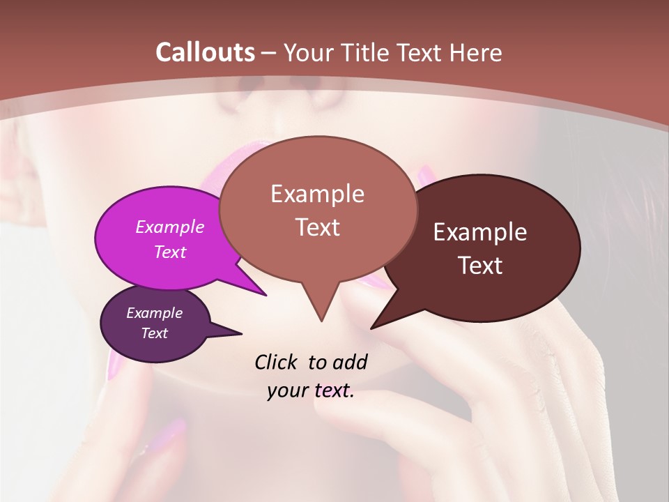 Glance Ring Hand PowerPoint Template