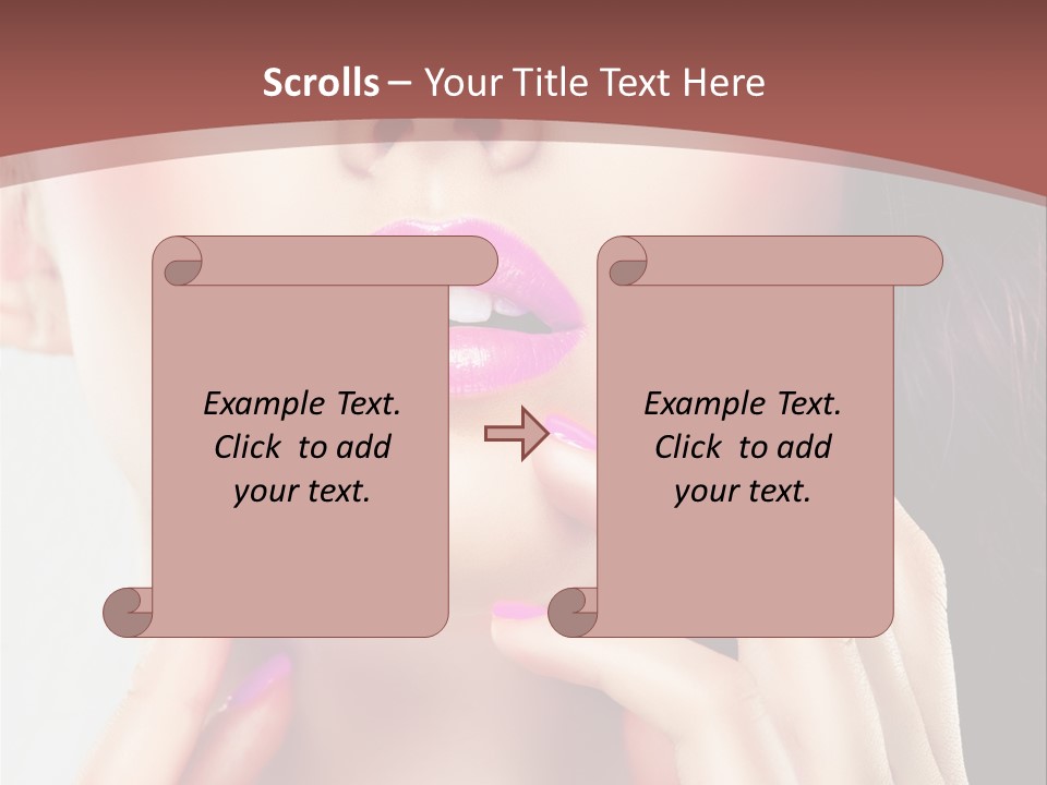 Glance Ring Hand PowerPoint Template