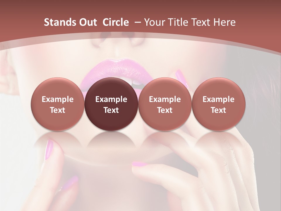 Glance Ring Hand PowerPoint Template