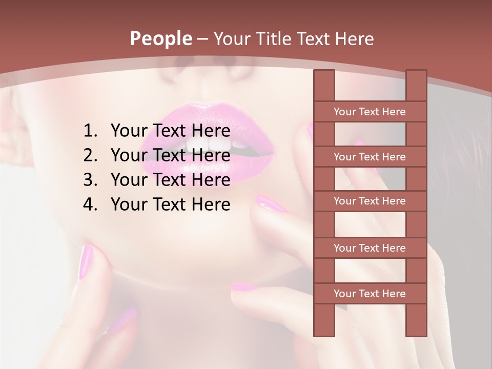 Glance Ring Hand PowerPoint Template