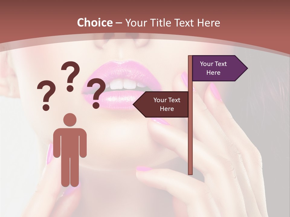 Glance Ring Hand PowerPoint Template