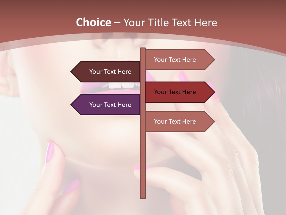 Glance Ring Hand PowerPoint Template