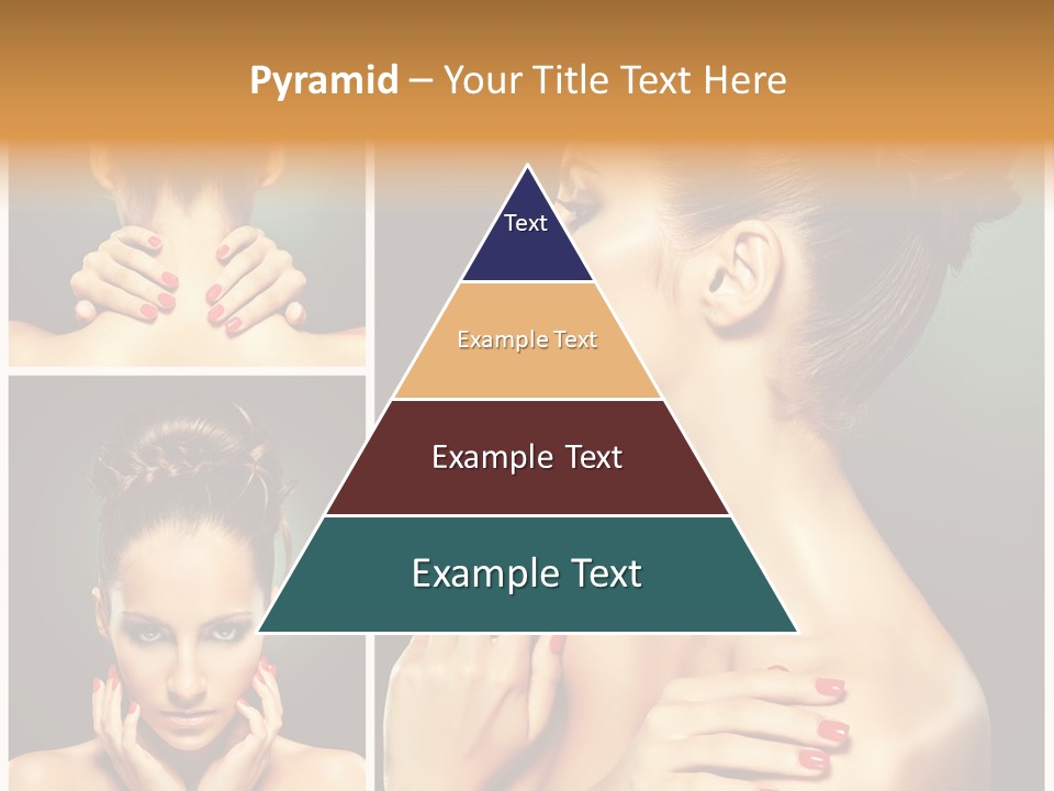 Smooth Hairstyle Looking PowerPoint Template