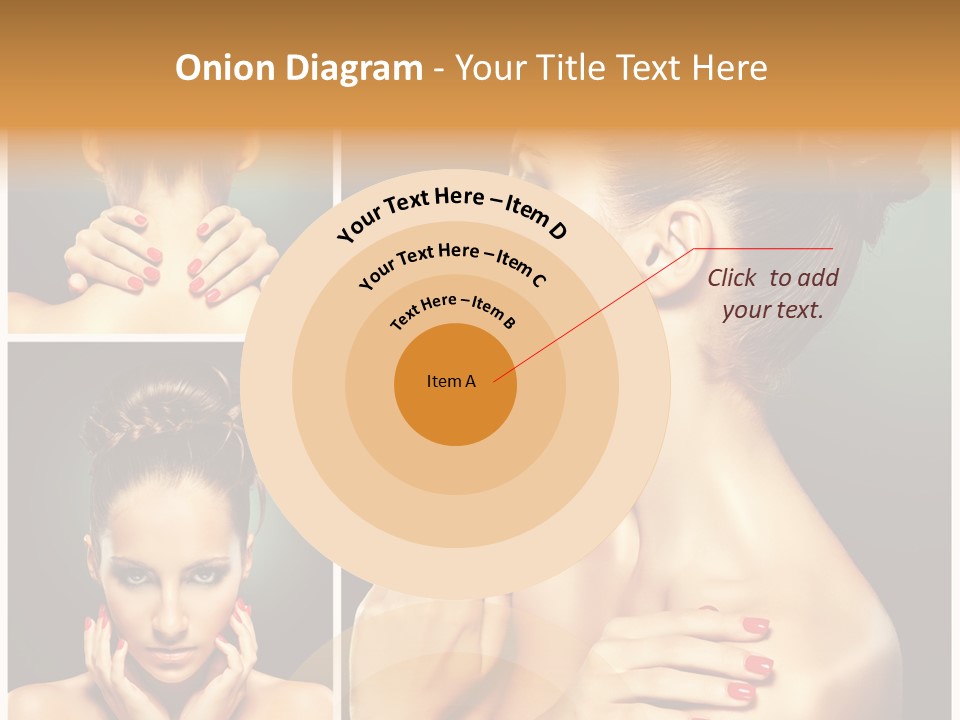 Smooth Hairstyle Looking PowerPoint Template