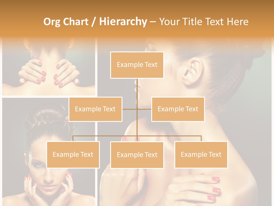 Smooth Hairstyle Looking PowerPoint Template