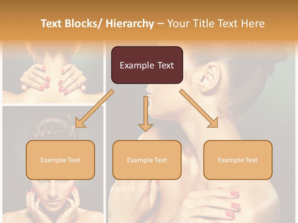 Smooth Hairstyle Looking PowerPoint Template