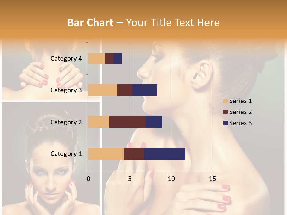 Smooth Hairstyle Looking PowerPoint Template