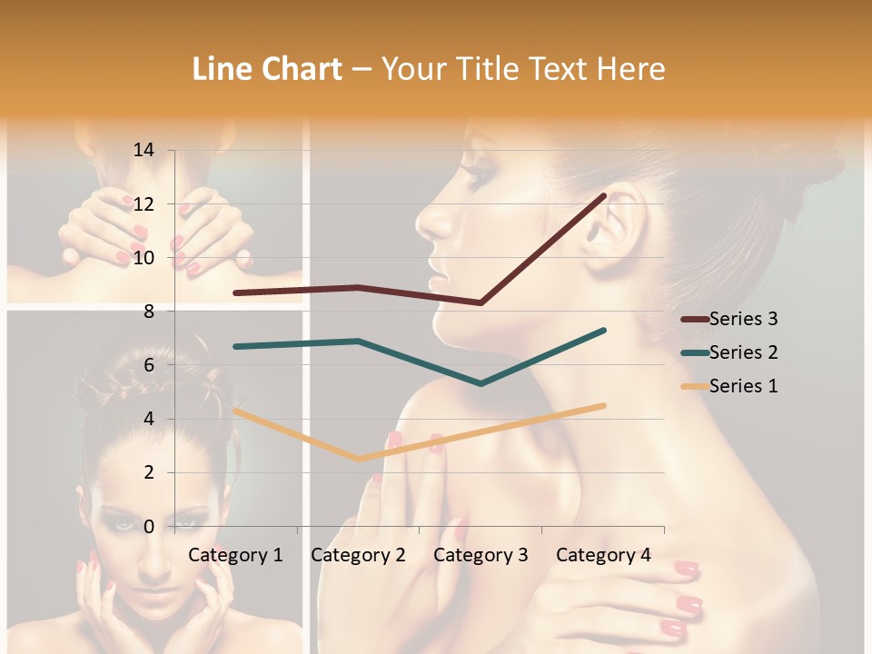 Smooth Hairstyle Looking PowerPoint Template