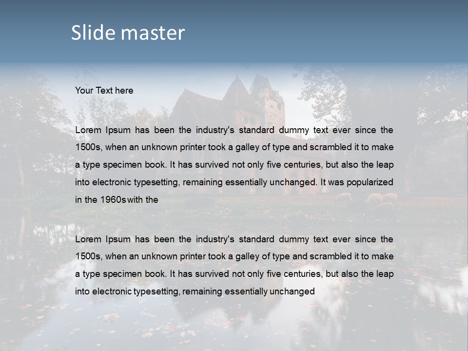 Nieder Austria Park PowerPoint Template