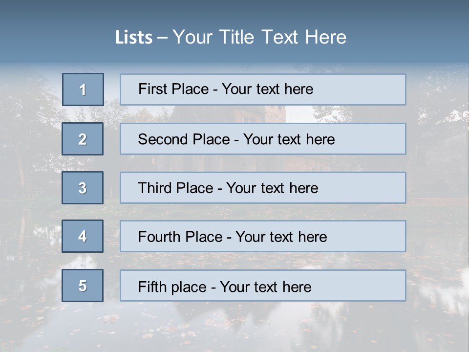 Nieder Austria Park PowerPoint Template