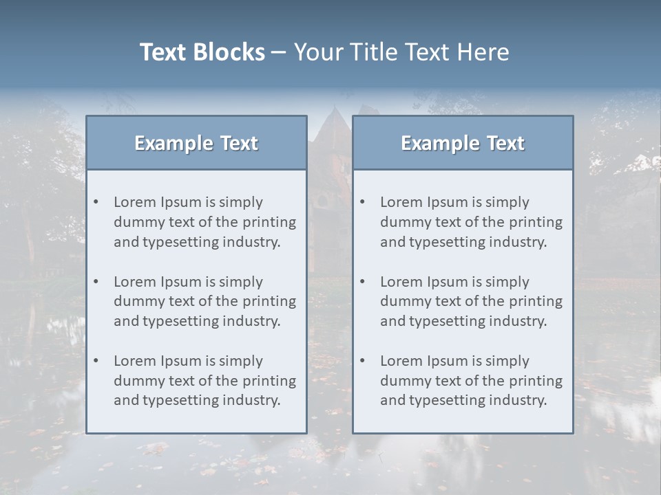 Nieder Austria Park PowerPoint Template