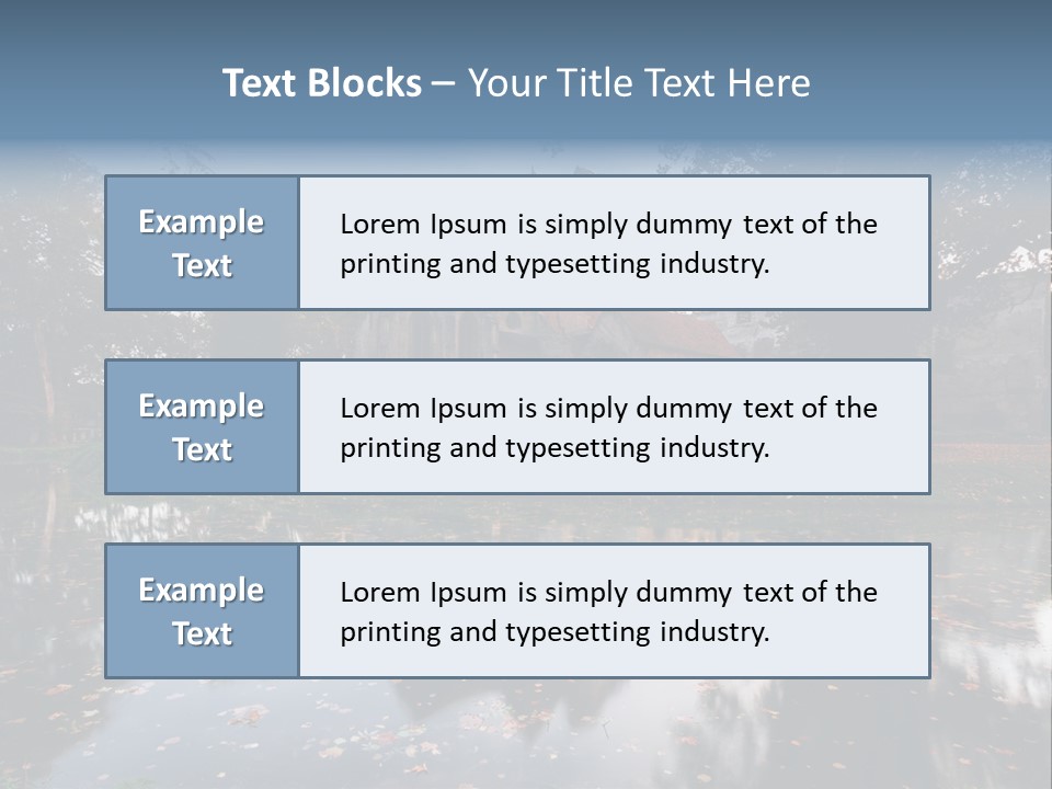 Nieder Austria Park PowerPoint Template