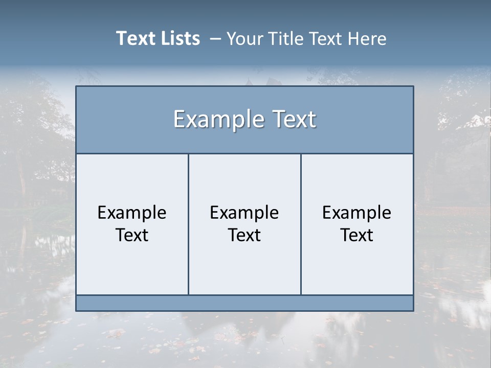 Nieder Austria Park PowerPoint Template