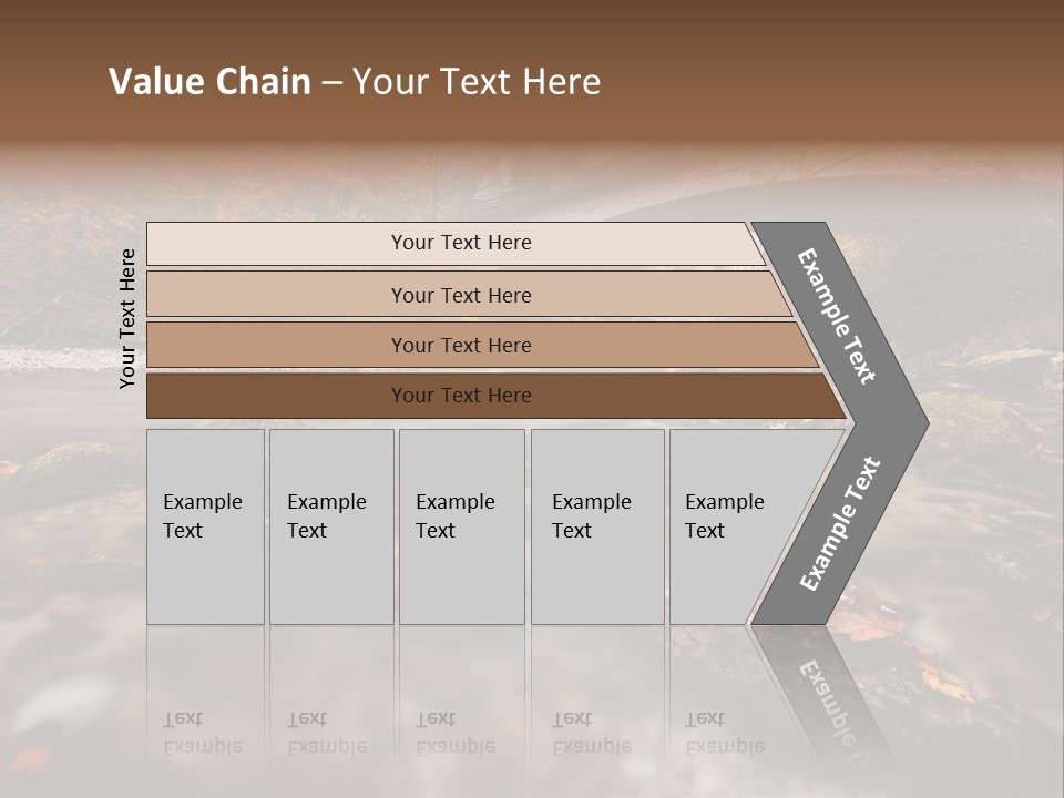 Gorge Rain Rocks PowerPoint Template