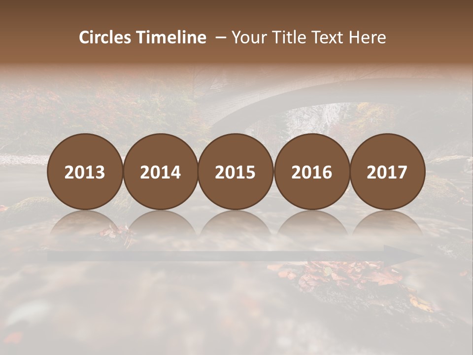 Gorge Rain Rocks PowerPoint Template