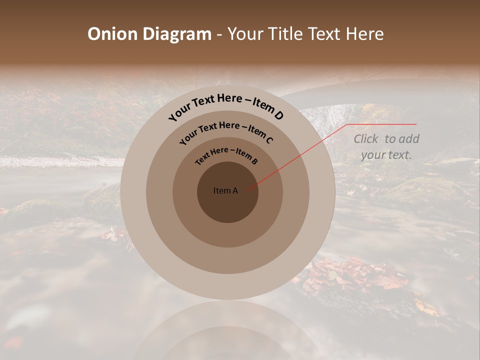 Gorge Rain Rocks PowerPoint Template