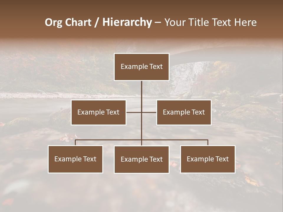 Gorge Rain Rocks PowerPoint Template
