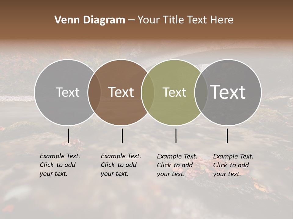 Gorge Rain Rocks PowerPoint Template