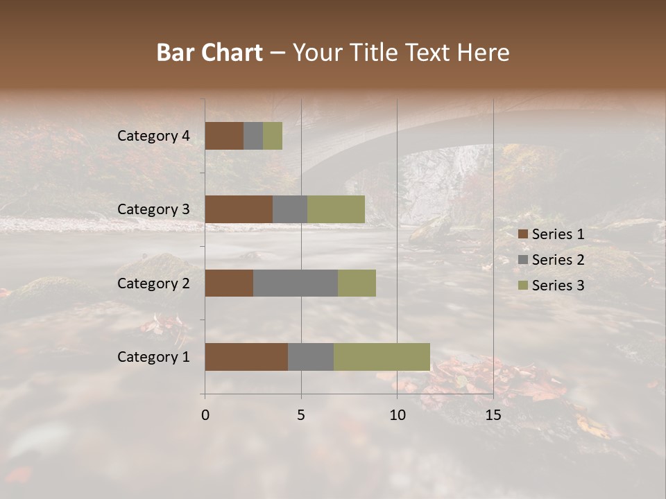 Gorge Rain Rocks PowerPoint Template