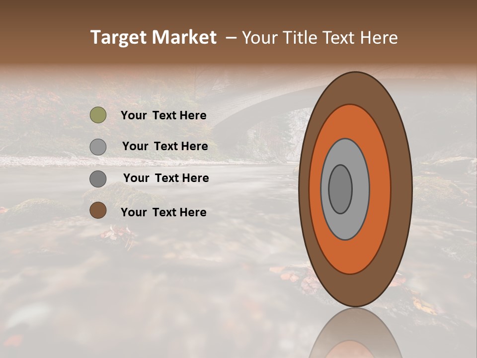 Gorge Rain Rocks PowerPoint Template