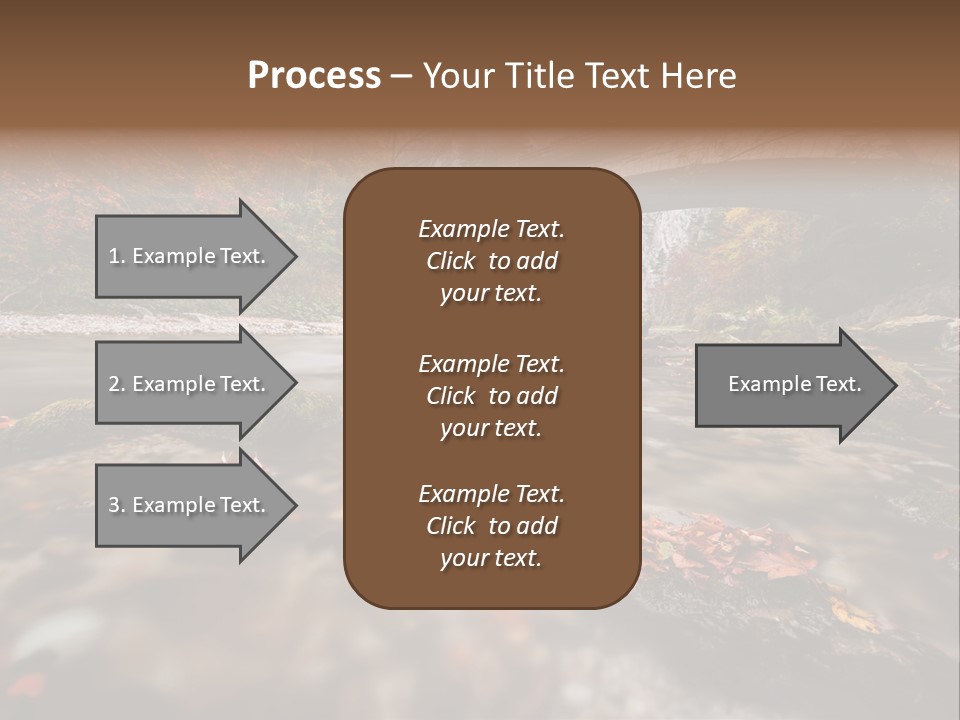 Gorge Rain Rocks PowerPoint Template