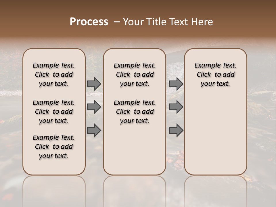 Gorge Rain Rocks PowerPoint Template