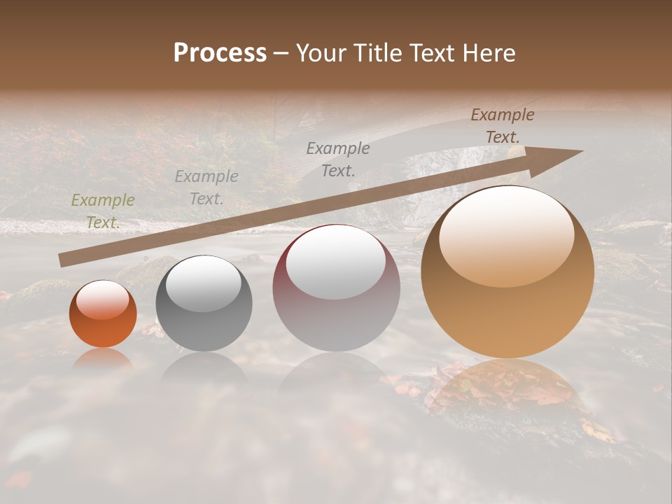 Gorge Rain Rocks PowerPoint Template