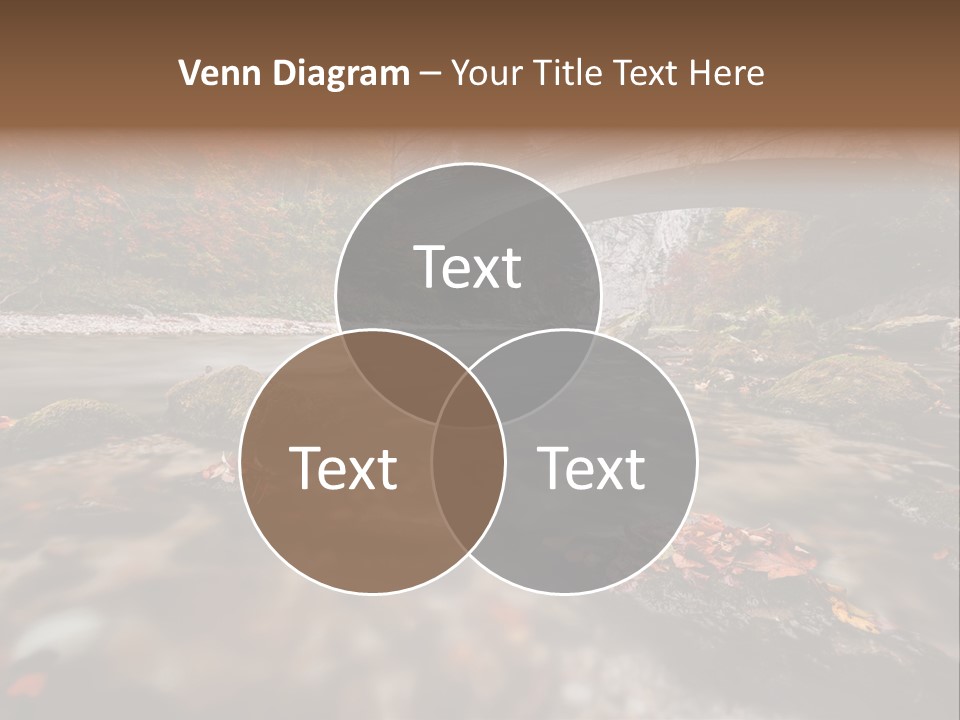 Gorge Rain Rocks PowerPoint Template