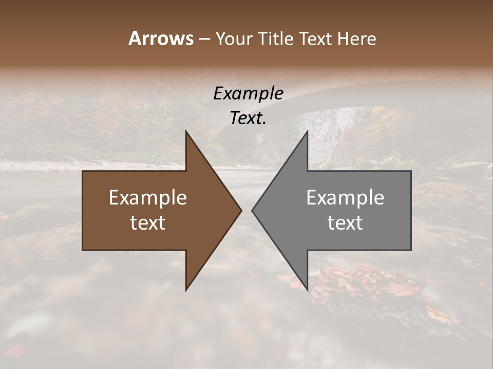 Gorge Rain Rocks PowerPoint Template