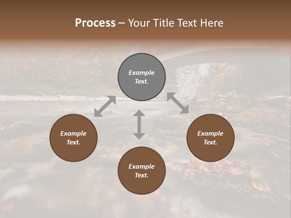 Gorge Rain Rocks PowerPoint Template