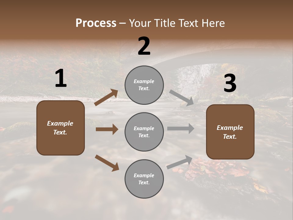 Gorge Rain Rocks PowerPoint Template