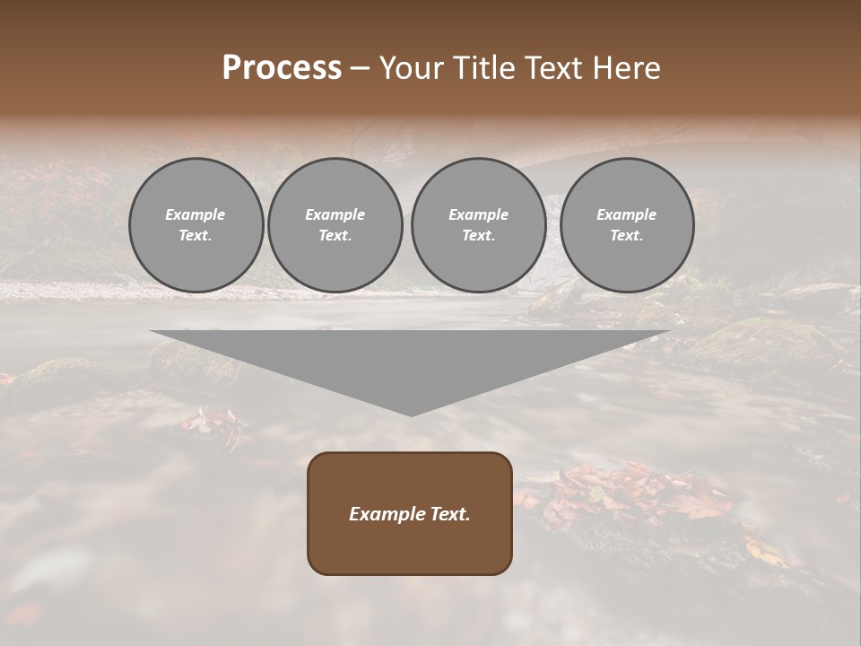 Gorge Rain Rocks PowerPoint Template