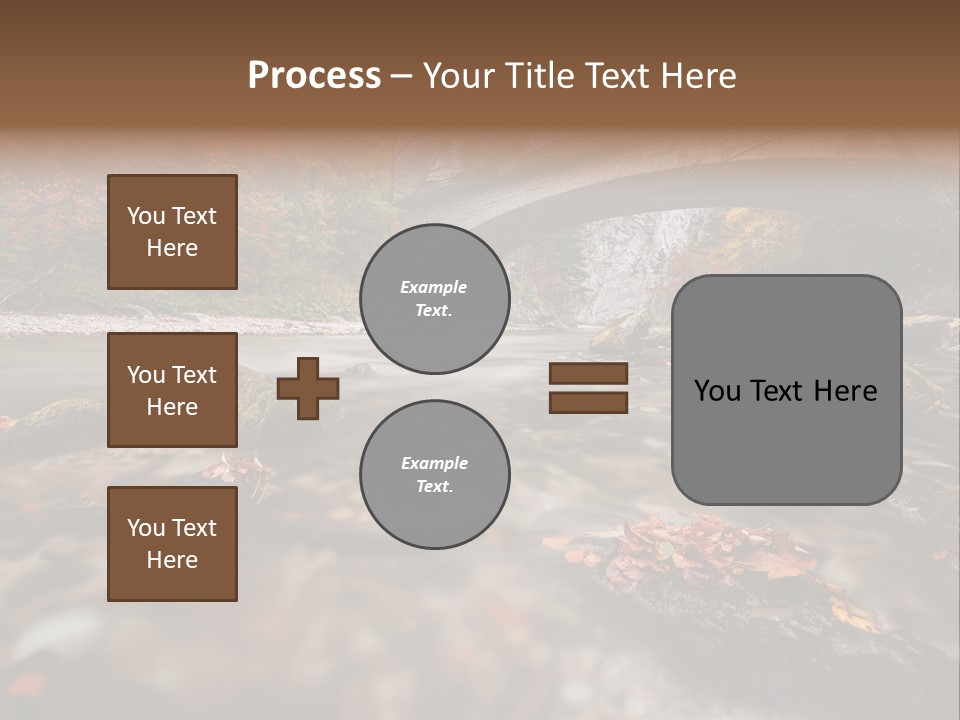 Gorge Rain Rocks PowerPoint Template