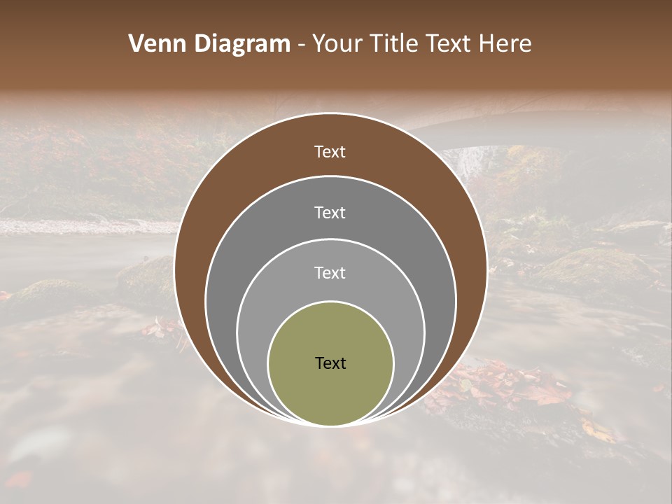 Gorge Rain Rocks PowerPoint Template