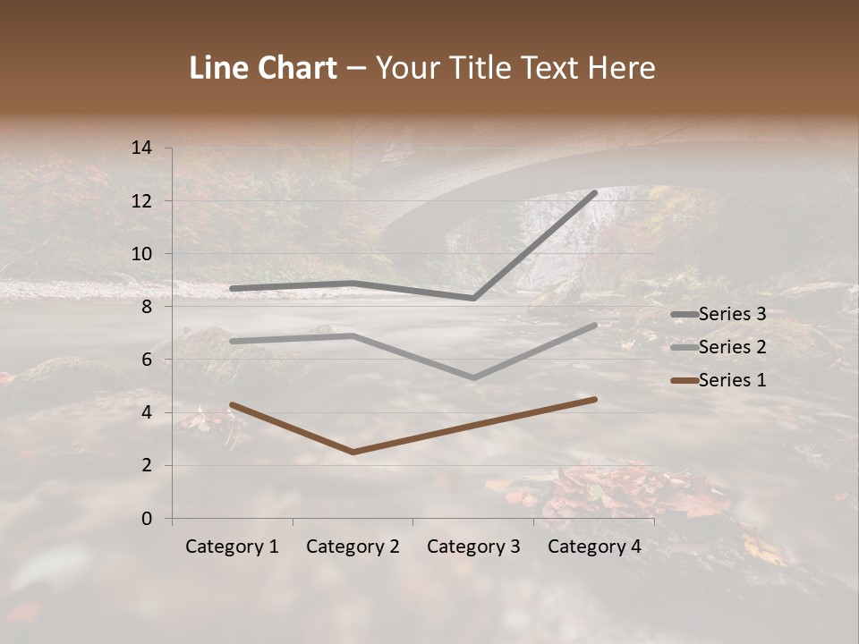Gorge Rain Rocks PowerPoint Template