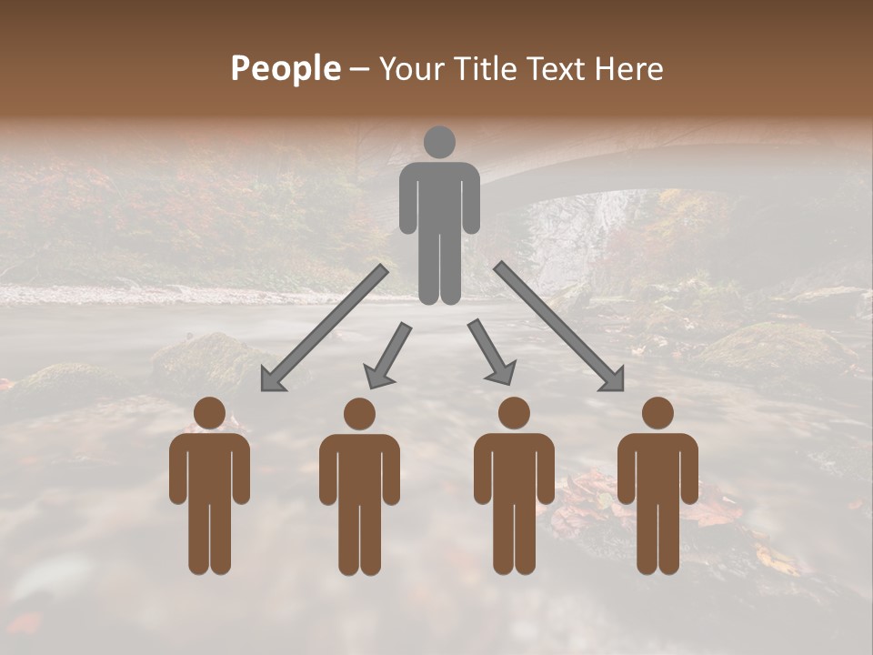 Gorge Rain Rocks PowerPoint Template