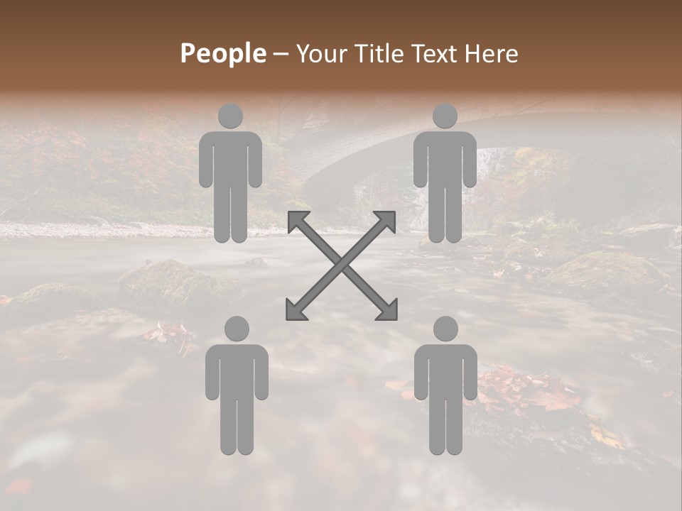 Gorge Rain Rocks PowerPoint Template