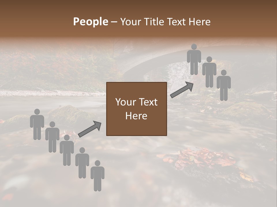 Gorge Rain Rocks PowerPoint Template