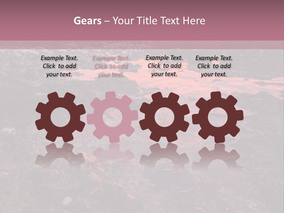 Landscapes Year Seasons Clouds PowerPoint Template