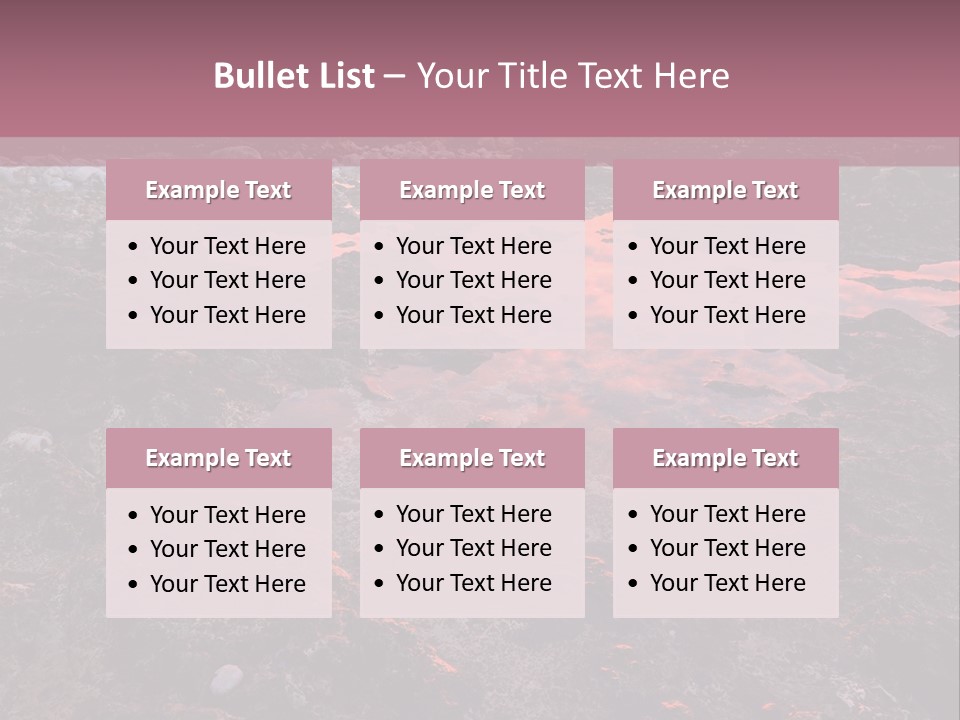 Landscapes Year Seasons Clouds PowerPoint Template