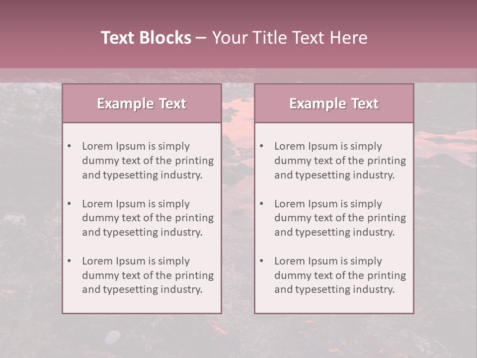 Landscapes Year Seasons Clouds PowerPoint Template