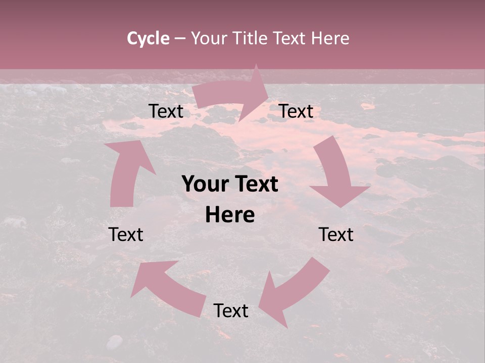 Landscapes Year Seasons Clouds PowerPoint Template