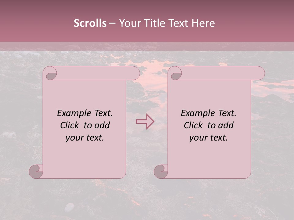 Landscapes Year Seasons Clouds PowerPoint Template