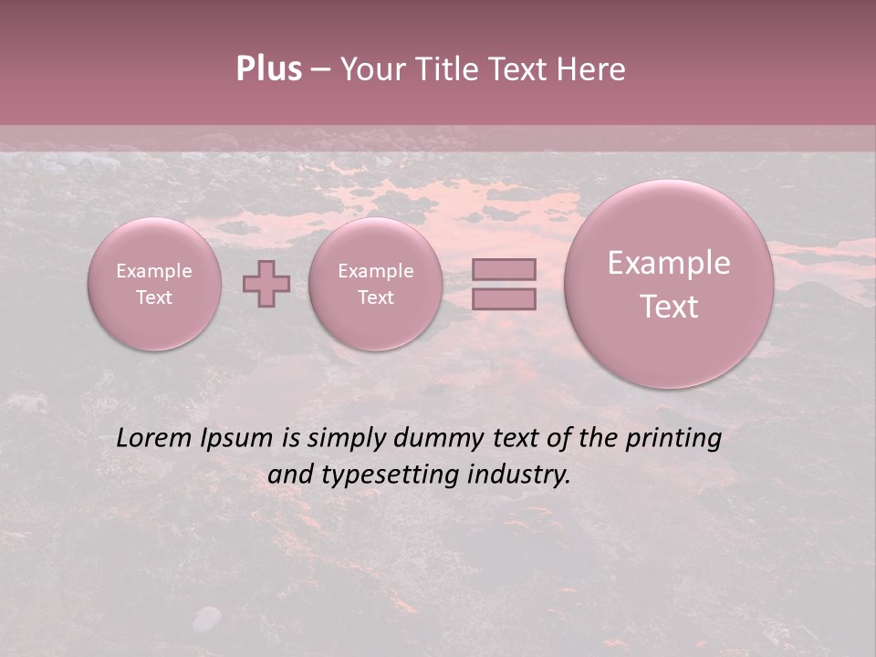 Landscapes Year Seasons Clouds PowerPoint Template