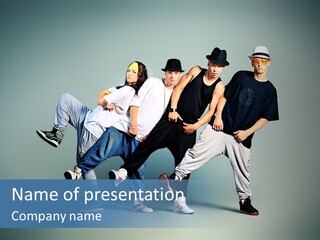 Freestyle Female Expression PowerPoint Template