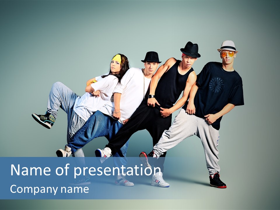 Freestyle Female Expression PowerPoint Template