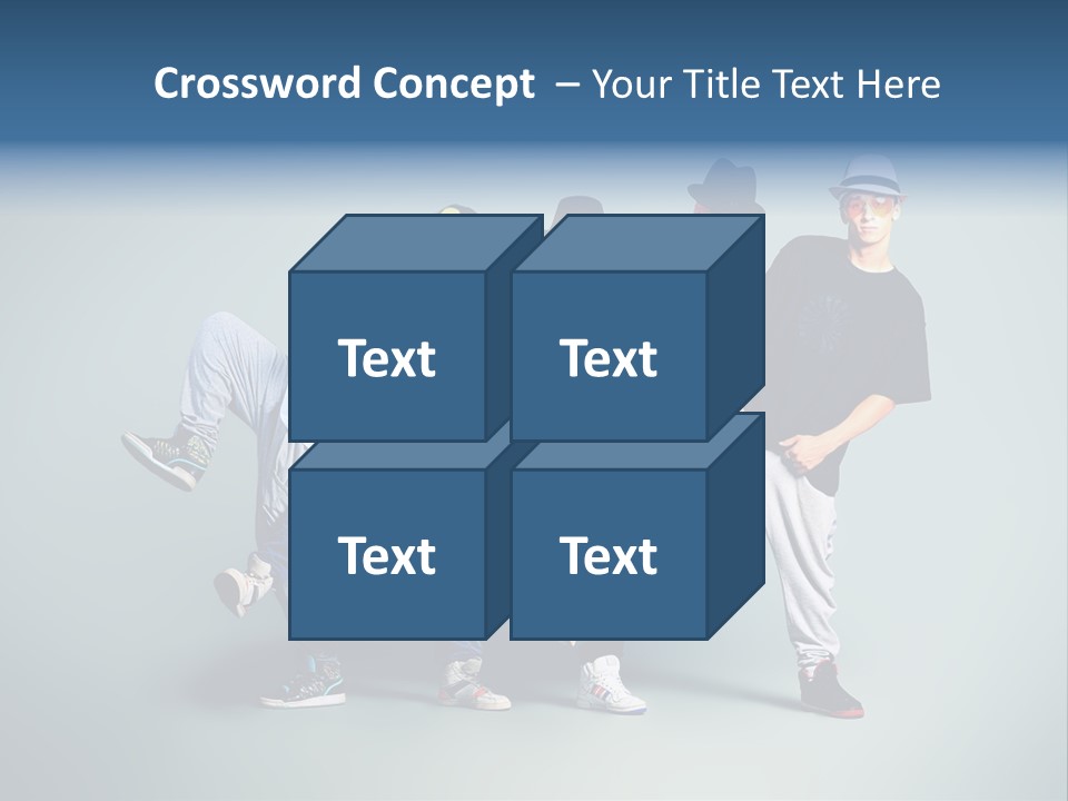 Freestyle Female Expression PowerPoint Template