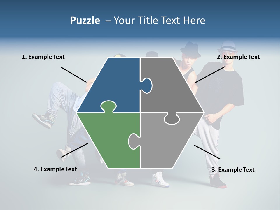 Freestyle Female Expression PowerPoint Template