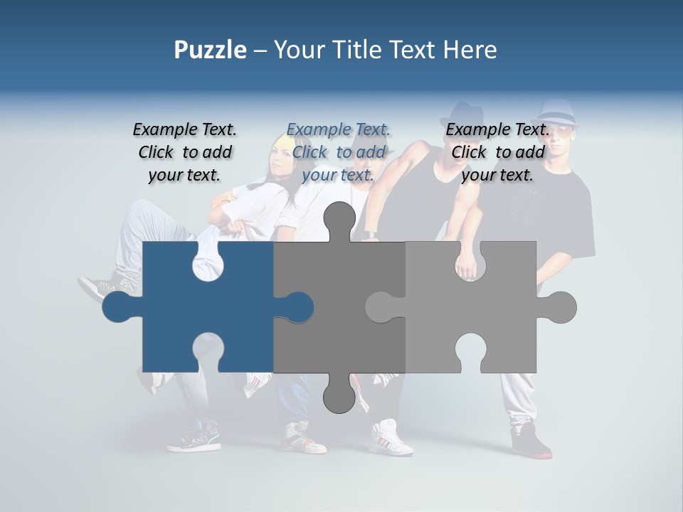 Freestyle Female Expression PowerPoint Template